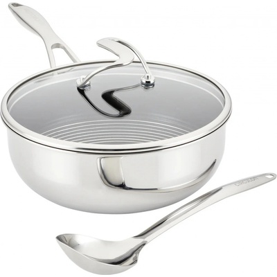 Circulon Pánev na soté STEELSHIELD 24 cm, 3,3 l, nerezová ocel