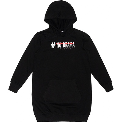 Winkiki dievčenské šaty WTG 02910 čierna