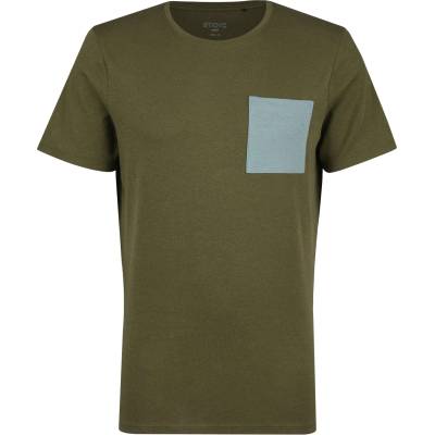 Stoic Мъжка тениска Stoic Hemp30 AmalSt. Pocket Tee T-shirt - Olive / Slate Blue - размер 3XL (216-6091-0316)