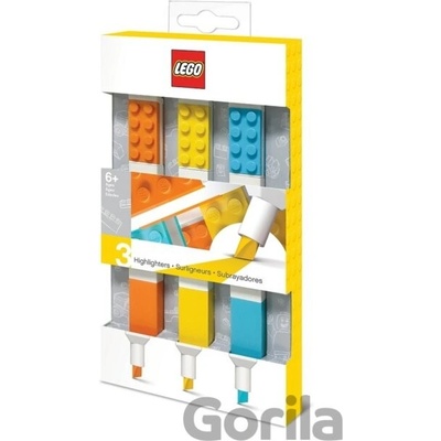 LEGO Zvýrazňovače mix farieb 3 ks