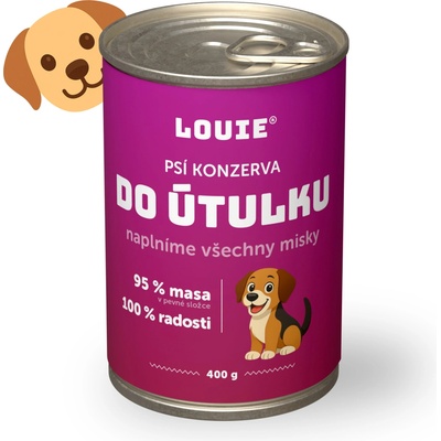Louie Konzerva do útulku 400 g