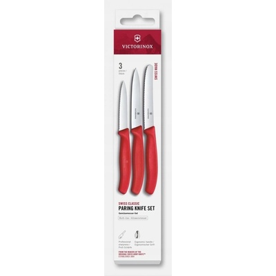 Victorinox Swiss Classic sada 3 ks red Červená nůž