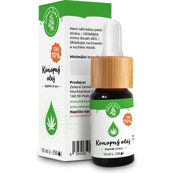 Zelená Země CBD kvapky 10% 10 ml