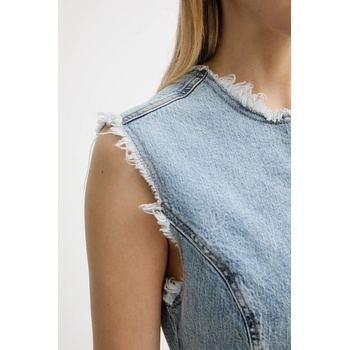 Gestuz Рокля Gestuz в синьо къса със стандартна кройка 10910383 (10910383)