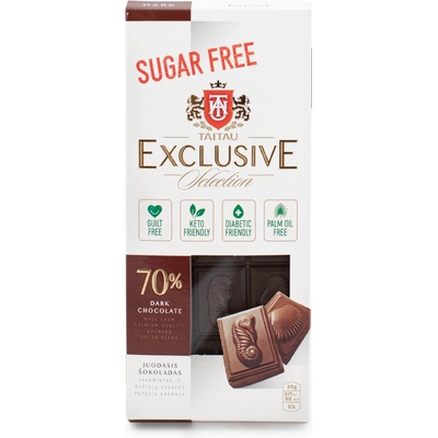 Taitau Exclusive Selection Hořká bez cukru 70% 100 g