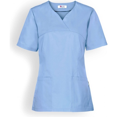 Clinic Dress Core Dámska blúzka s výstrihom Svetlomodrá