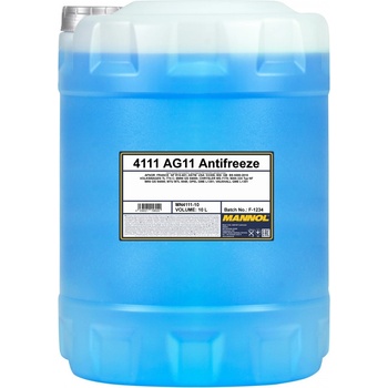 MANNOL Антифриз концентрат MANNOL Antifreeze AG11 Longterm (-76C) 10л (Antifreeze AG11 Longterm 10L)