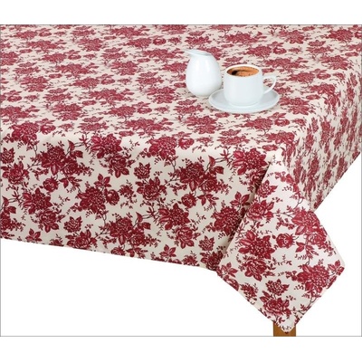 Bellatex ubrus bordó květ 120x140cm – Zboží Dáma