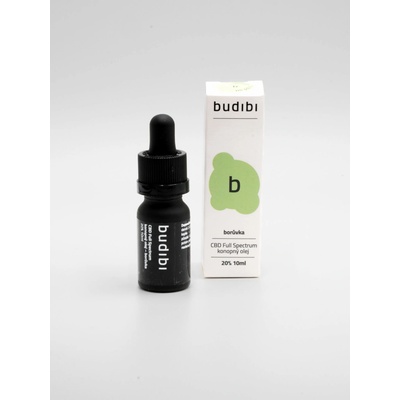 Budibi Full Spectrum CBD olej 20 % 2000 mg 10 ml borůvka