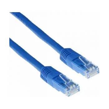 ActiveJet Мрежов пач кабел ACT U/UTP, CAT 6, RJ-45 - RJ-45, 0.5 m, Медни проводници, Син, EWENT-ACT-IB8600