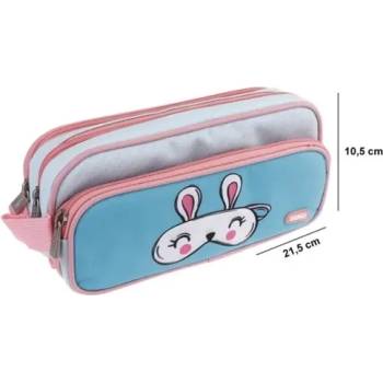 SAMPACK Несесер mp с 3 ципа sampack rabbit