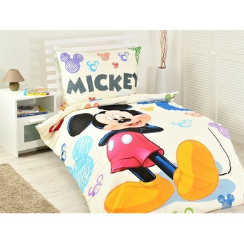 Jerry Fabrics Povlečení Mickey colours bavlna 140x200 70x90