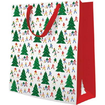 Dárková taška PAW Christmas Hustle, velká