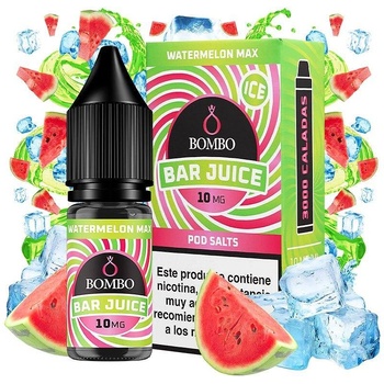 Bombo Bar Juice Watermelon Max Ice Nic Salts 10ml