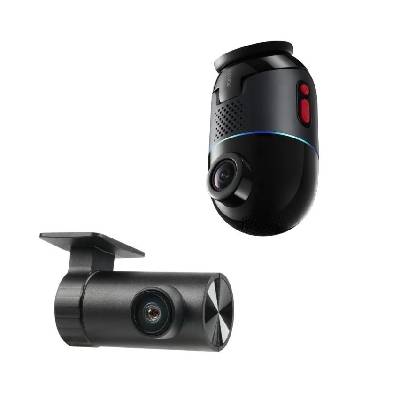 Kamera do auta 70mai 4K Omni X800 Black set se zadní kamerou RC14 + karta 70mai SD 128GB (X800128GB_BK+RC)