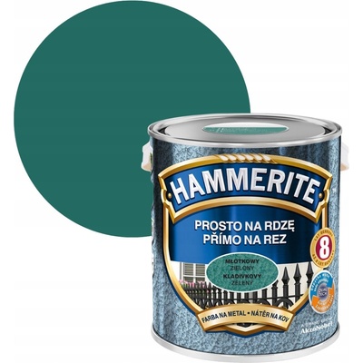 Akzo Nobel Hammerite přímo na rez 2,50L, kladívkový zelený