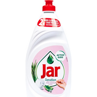 Jar Sensitive tekutý blüte na nádobí Aloe Vera & Pink Jasmin 900 ml – Zboží Dáma