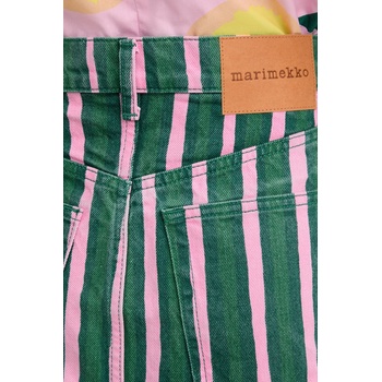 Marimekko трапецовидна пола от памук (095434)
