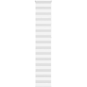 vidaXL Зеброва щора бял 40x230 см ширина на плата 35, 9 см полиестер (4014795)