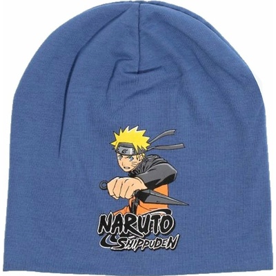 Difuzed detská jarná / jesenná čiapka Naruto šedo modrá