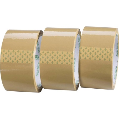 TOOLCRAFT lepiaca páska hnedá 50 m x 48 mm