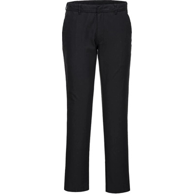 Portwest S235 Dámske slim chino nohavice Čierna