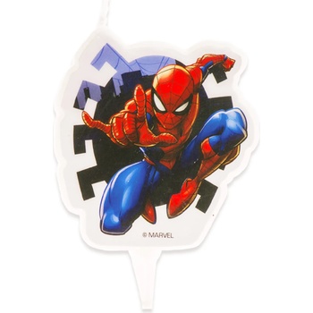 Dekora Свещ за рожден ден - Спайдърмен 7см