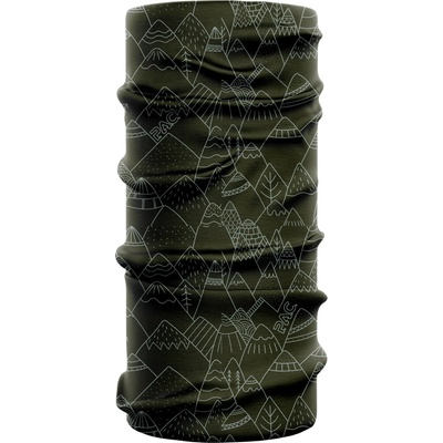 P. A. C P. A. C. Детски шал P. A. C. Kid's Anti Mosquito Tube scarf - Grüne Berge - размер One Size (203-2176-0711)