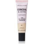 Revolution Conceal & Define матиращ фон дьо тен цвят F1N 23ml