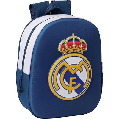 Batoh Real Madrid 3D modrobílý