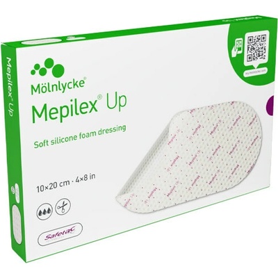 Mepilex Up sterilní silikonové krytí 10 x 20 cm 5 ks