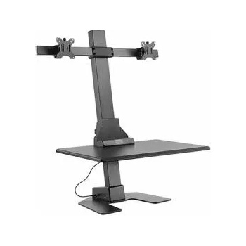 Luminarc Електрическа стойка за 2 монитора Lumi DWS10-T02, 13 - 32 инча, Черна, 2075190066