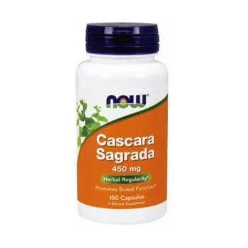 NOW Зърнастец - Cascara Sagrada 450 мг. - 100 капсули - NOW FOODS, NF4620