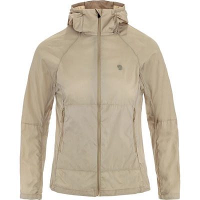 Fjällräven Дамско ветрозащитно яке Fjällräven Women's Keb Lätt Wind Jacket Windproof jacket - Fossil - размер XS (118-0442-0211)