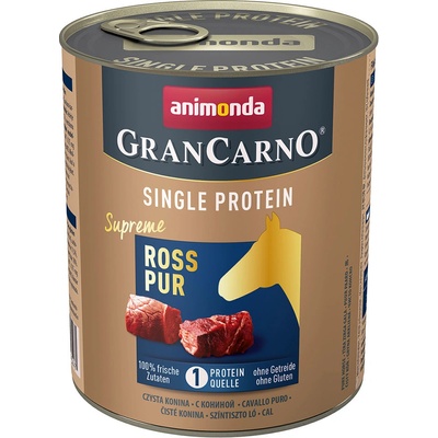 Animonda GranCarno Adult Single Protein Supreme čisté konské 24 x 800 g