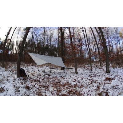 DD Hammocks Bivakovací plachta 300 x 300 cm zimní kamufláž