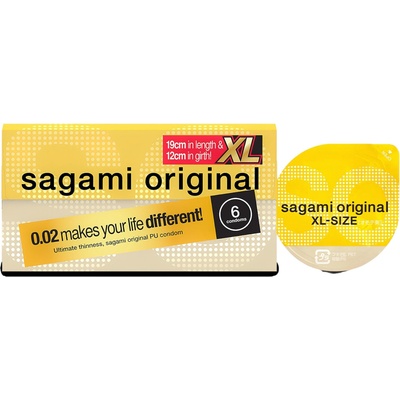 Sagami Original 0, 02 XL - презерватив - 61мм (6бр)
