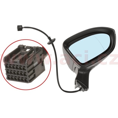 ACI zp. zrcátko el. ovládané vyhřívané pro lak P 3810808