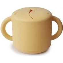 Mushie silikonový pohárek na snack Daffodil