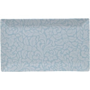 Saturnia Правоъгълна чиния SATURNIA Tiffany, 29x17, 5 см, светло синя (24524/ZTIBLU)