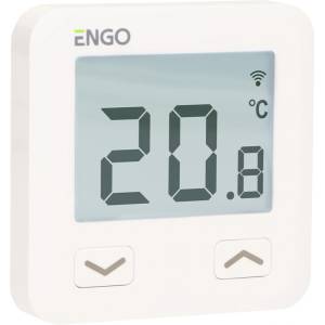 SALUS Жичен стаен термостат ENGO Wi Fi бял, Модел E10W230WIFI (EASYBATW)