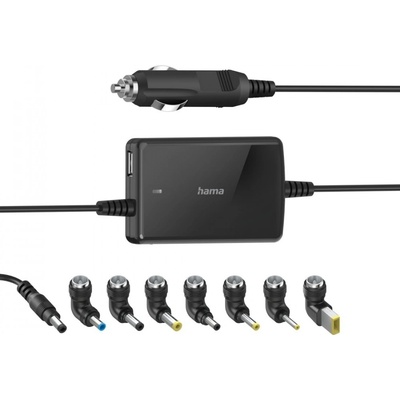 Hama univerzální napájecí adaptér pro notebook do auta 15-19 V 70 W slim; 200008 – Zboží Dáma