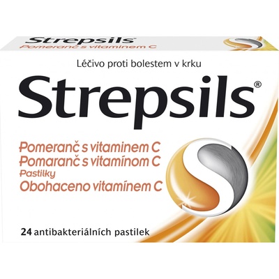 STREPSILS POMERANČ S VITAMINEM C ORM PAS 24