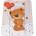 Cangaroo Мека подложка за повиване Cangaroo - Teddy bear, 50 х 70 cm (109445)