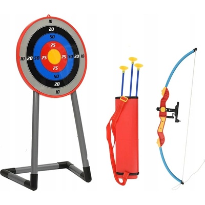 Luk, šípy a terč, lukostřelecká sada pro děti