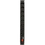 Lestar Surge protection strip LXARM 810, 3L, PDU, 5, 0m, black