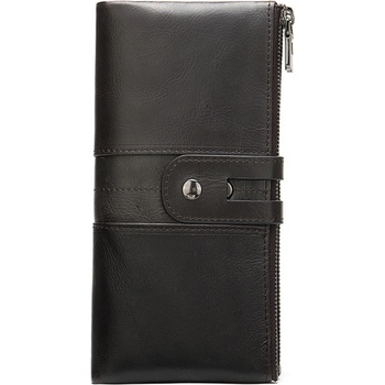 Delis Дамски портфейл Delis, Bathilda PT1214, естествена кожа, тъмнокафяв (PT1214)