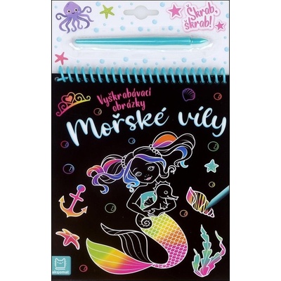 Mořské víly vyškrabávací obrázky Marzena Ćwik – Zboží Dáma