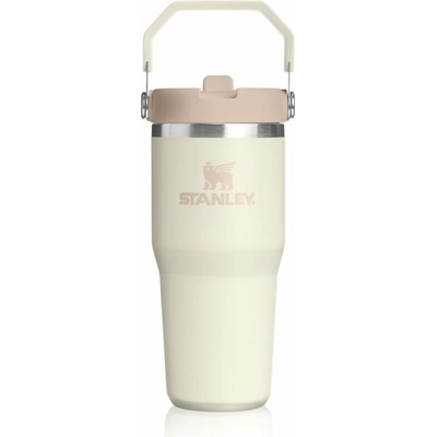 Stanley IceFlow™ Flip Straw 2.0 Tumbler termofľaša z nehrdzavejúcej ocele Cream 410 ml