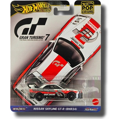 Mattel Hot Wheels Premium Nissan Skyline GTR BNR34